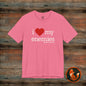 Unisex I Love My Enemies Tee, Inspirational Christian Shirt, Faith Apparel, Religious Gift, Everyday Casual Wear