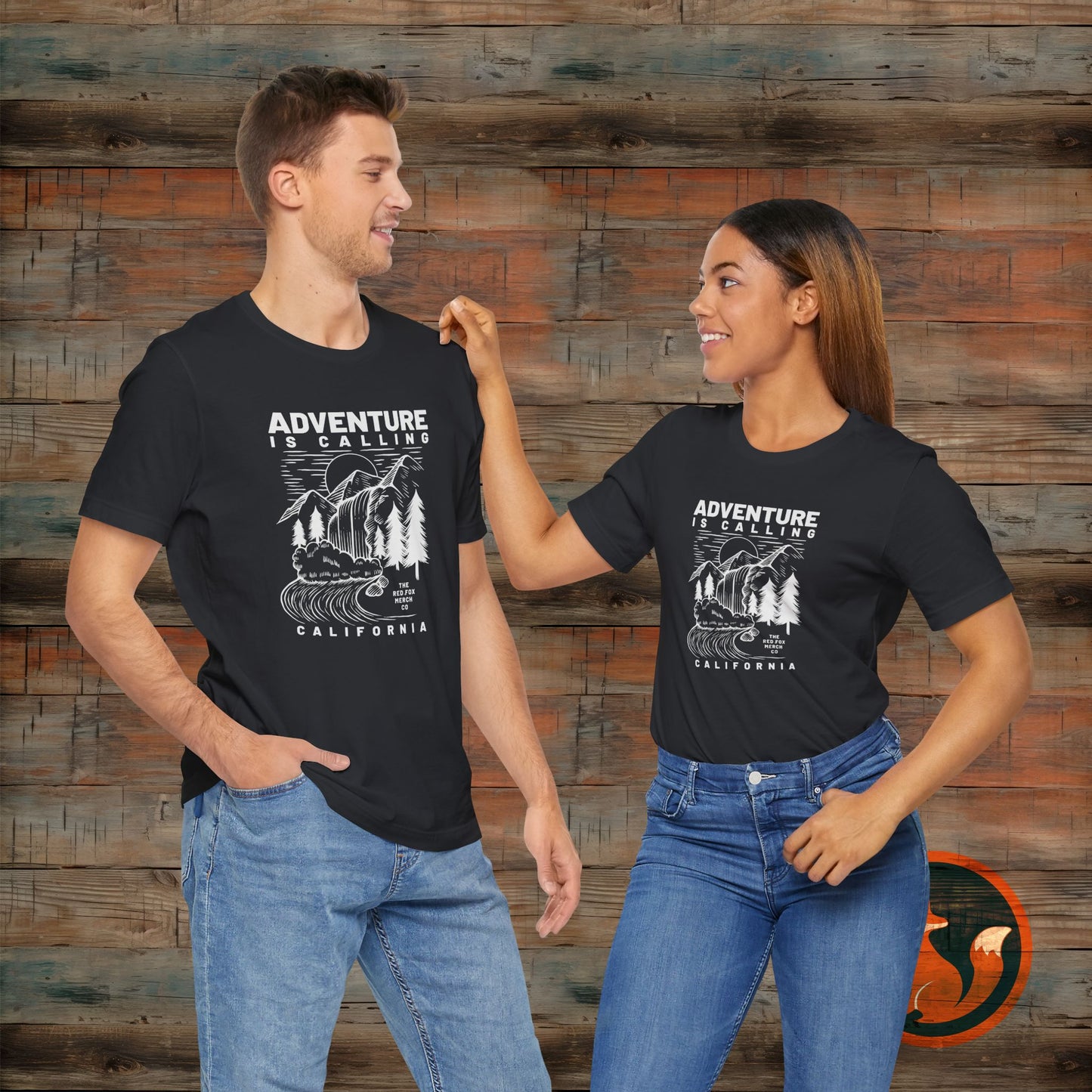 Adventure Is Calling Unisex Tee | Perfect for Outdoor Lovers, Camping, Hiking, Travel, Gifts