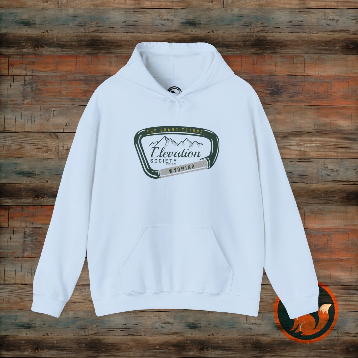 Elevation Society Hoodie, Cozy Unisex Sweatshirt for Outdoor Adventures, Perfect for Friends, Gift for Grads, Casual Wear, Travel
