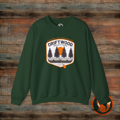 Driftwood Outfitters Crewneck Sweatshirt - Cozy Unisex Pullover for Outdoor Lovers, Perfect for Camping, Hiking, or Casual Wear, [...]