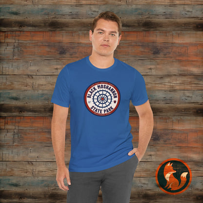 Black Moshannon State Park Tee, Unisex Nature Shirt, Outdoor Adventure Top, Camping Gift, Summer Travel Apparel