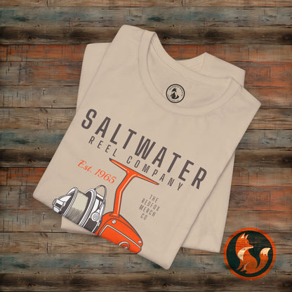 Saltwater Fishing Tee, Vintage Style Shirt, Angler Gift, Beachwear, Casual Outdoor Top, Summer Fishing Apparel