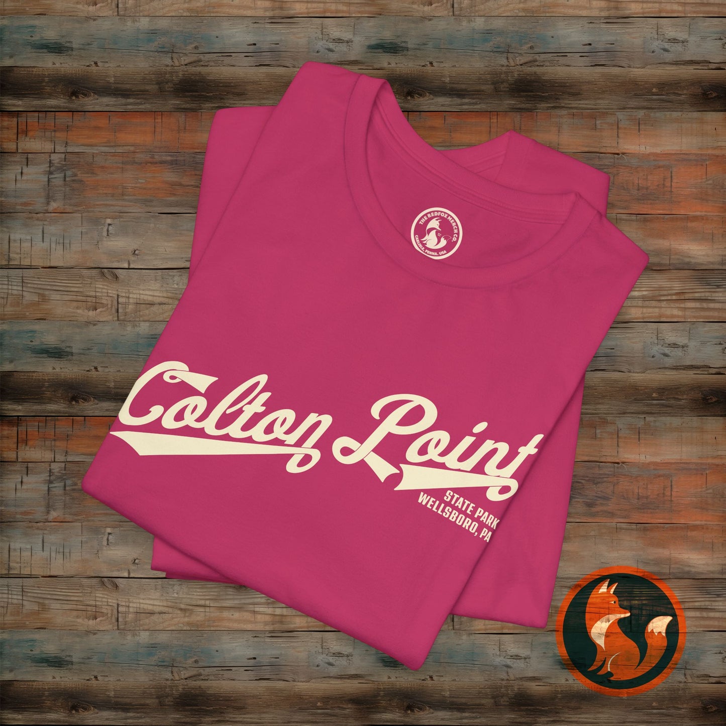 Colton Point Graphic Short Sleeve Tee, Casual Cotton Tee, Unisex T-Shirt, Trendy Summer Shirt, Gift for Travelers, Everyday Wear