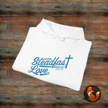 Steadfast Love Hoodie, Cozy Unisex Sweatshirt for Relaxed Vibes, Perfect Gift for Friends and Family, Ideal for Casual Wear, [...]