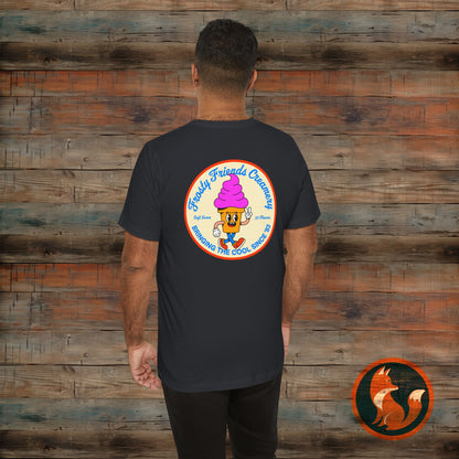 Ice Cream Parlor Tee, Cute Summer Shirt, Fun Gift for Friends, Unisex Graphic Tee, Ice Cream Lovers Apparel, Retro Design T-Shirt