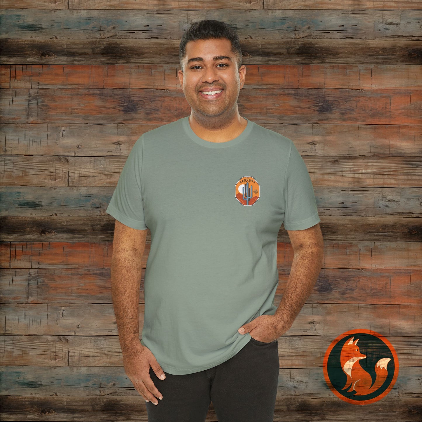 Saguaro Sunset Tee, Unisex Graphic Tee, Desert Vibes Shirt, Travel Souvenir T-Shirt, Outdoor Adventure Wear, Casual Summer Apparel