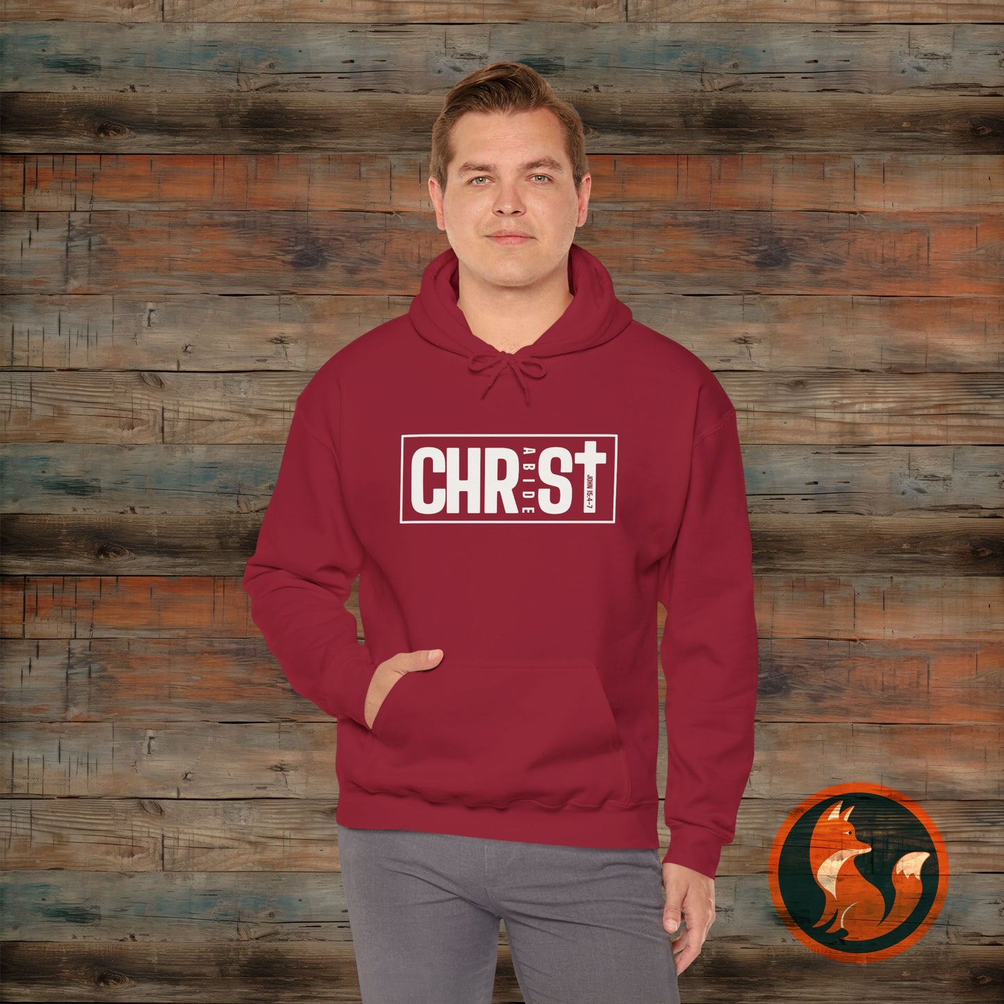 Faith-Inspired Hoodie with Christ Design | Cozy Christian Apparel, Unisex Sweatshirt, Casual Wear, Gift for Believers, Church Events