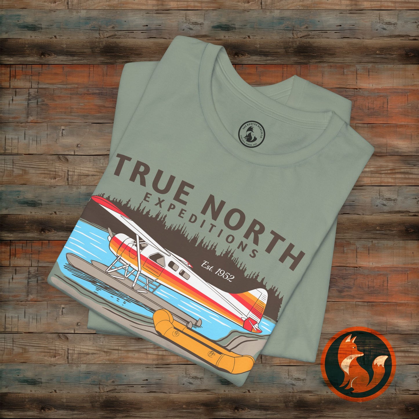 Adventure-Inspired Unisex Tee: True North Expeditions, Outdoor Shirt, Travel Apparel, Water Sports T-Shirt, Gift for Adventurers, [...]