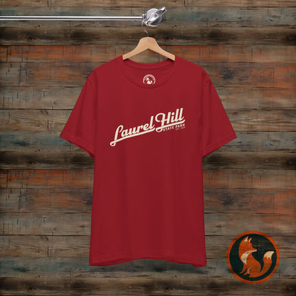 Laurel Hill State Park Tee, Unisex Green Short Sleeve Shirt for Outdoor Lovers, Nature Gift, Adventure Apparel, Hiking T-Shirt, Summer Wear