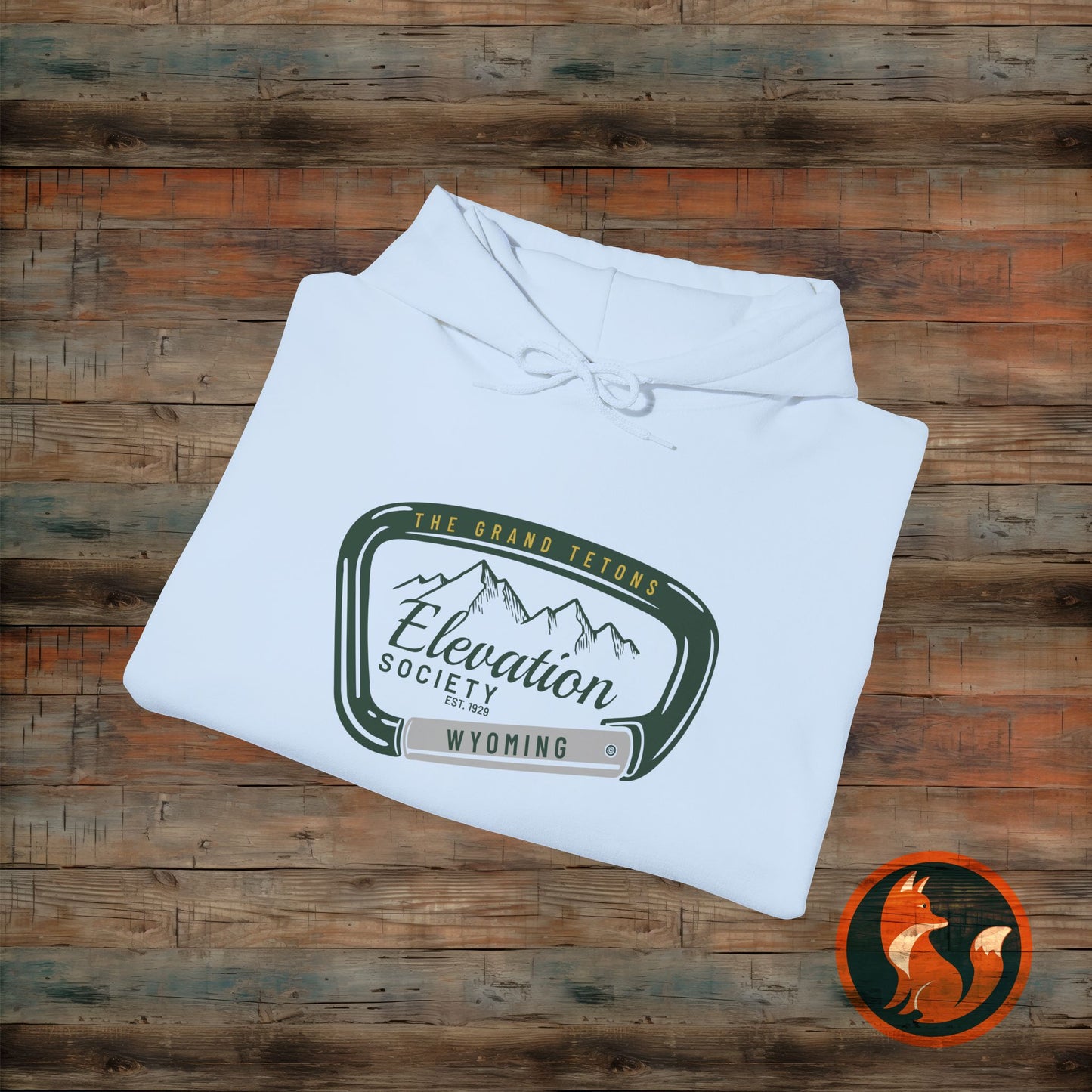 Elevation Society Hoodie, Cozy Unisex Sweatshirt for Outdoor Adventures, Perfect for Friends, Gift for Grads, Casual Wear, Travel