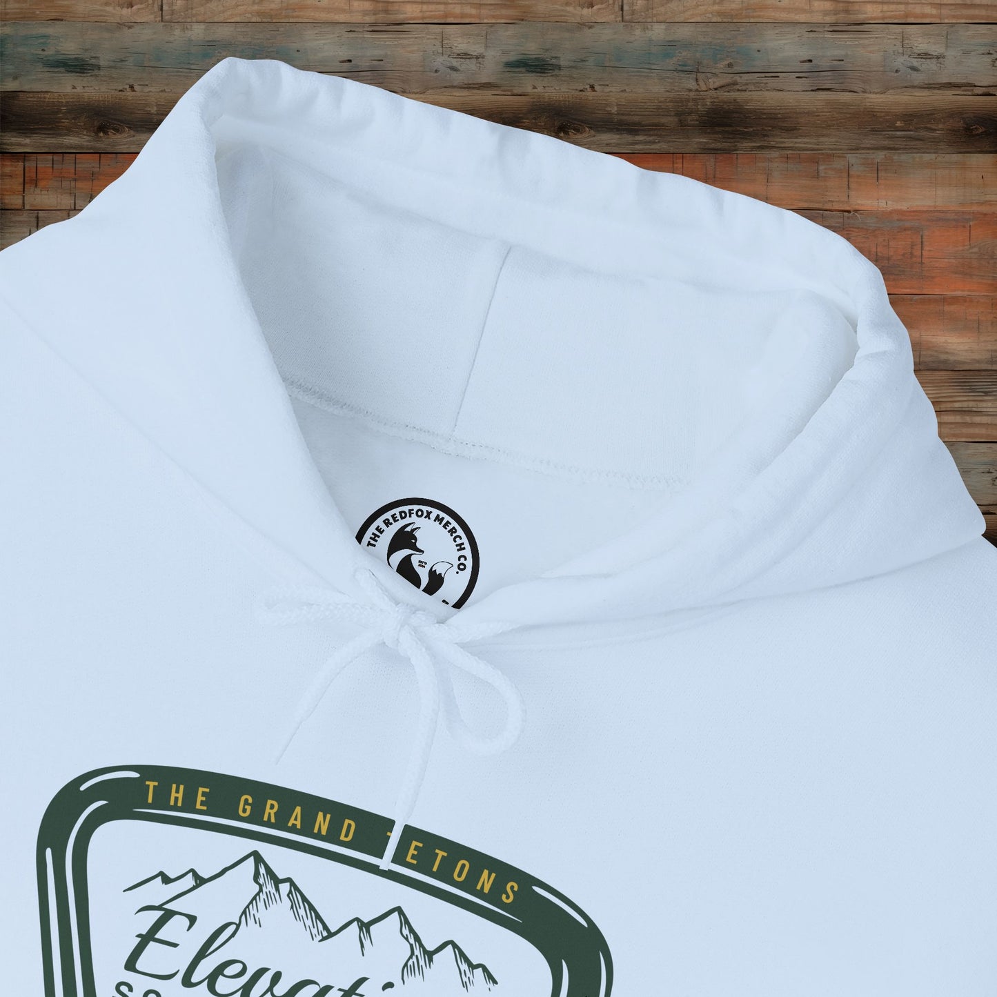 Elevation Society Hoodie, Cozy Unisex Sweatshirt for Outdoor Adventures, Perfect for Friends, Gift for Grads, Casual Wear, Travel