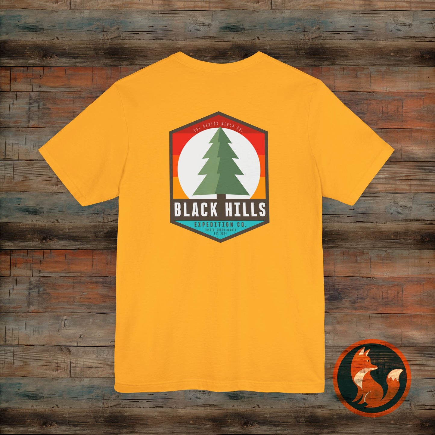 Black Hills Adventure Unisex Tee – Nature Lover's Shirt, Outdoor Exploration, Summer Vibes, Hiking Apparel, Gift for Nature Enthusiasts