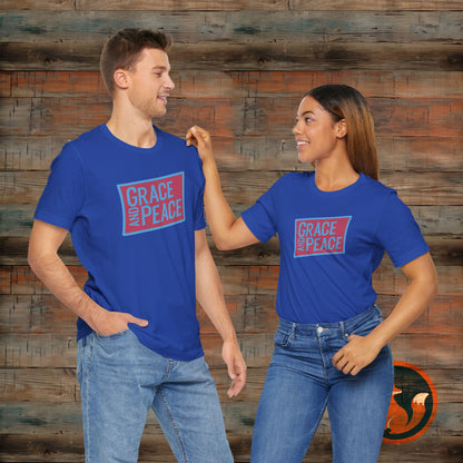 Grace and Peace Unisex Tee, Casual Wear, Everyday Style, Spiritual Gift, Faith-Based Fashion, Comfortable T-Shirt, Thoughtful Present