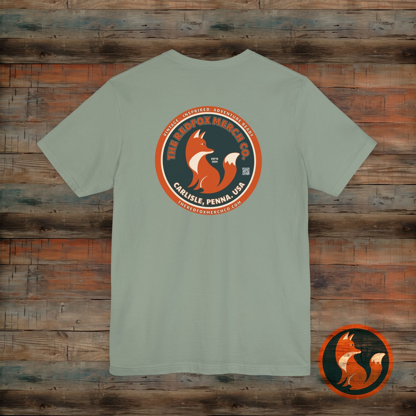 RedFox Graphic Tee for Official Merch, Casual Unisex Shirt, Outdoor Adventure Apparel, Gift for Wildlife Enthusiasts, Eco-Friendly Fashion