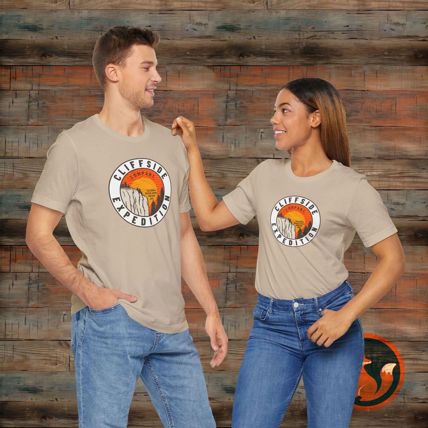 Cliffside Expedition Tee, Adventure Shirt, Unisex Outdoor Top, Travel T-Shirt, Hiking Apparel, Gift for Explorers