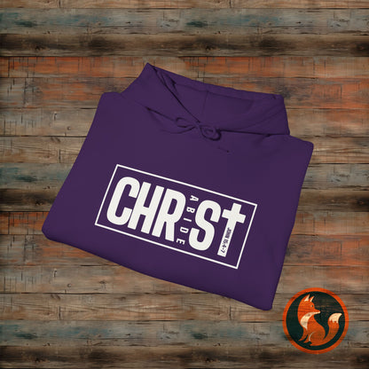Faith-Inspired Hoodie with Christ Design | Cozy Christian Apparel, Unisex Sweatshirt, Casual Wear, Gift for Believers, Church Events