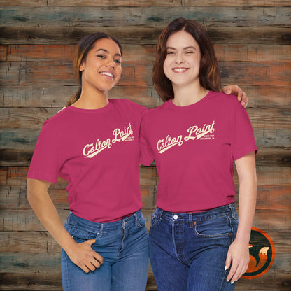 Colton Point Graphic Short Sleeve Tee, Casual Cotton Tee, Unisex T-Shirt, Trendy Summer Shirt, Gift for Travelers, Everyday Wear