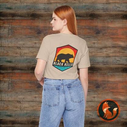 Black Hills Bear Short Sleeve Tee | Adventure Shirt, Nature Lover Gift, Hiking Apparel, Travel Tee, Outdoor Enthusiast Wear