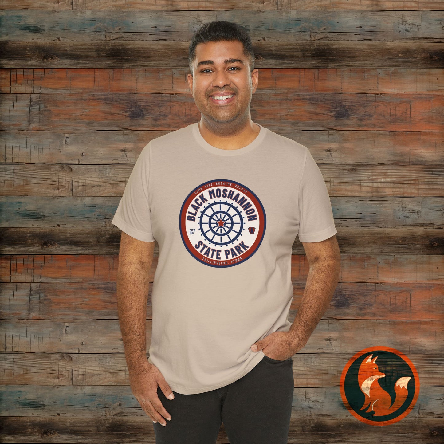 Black Moshannon State Park Tee, Unisex Nature Shirt, Outdoor Adventure Top, Camping Gift, Summer Travel Apparel