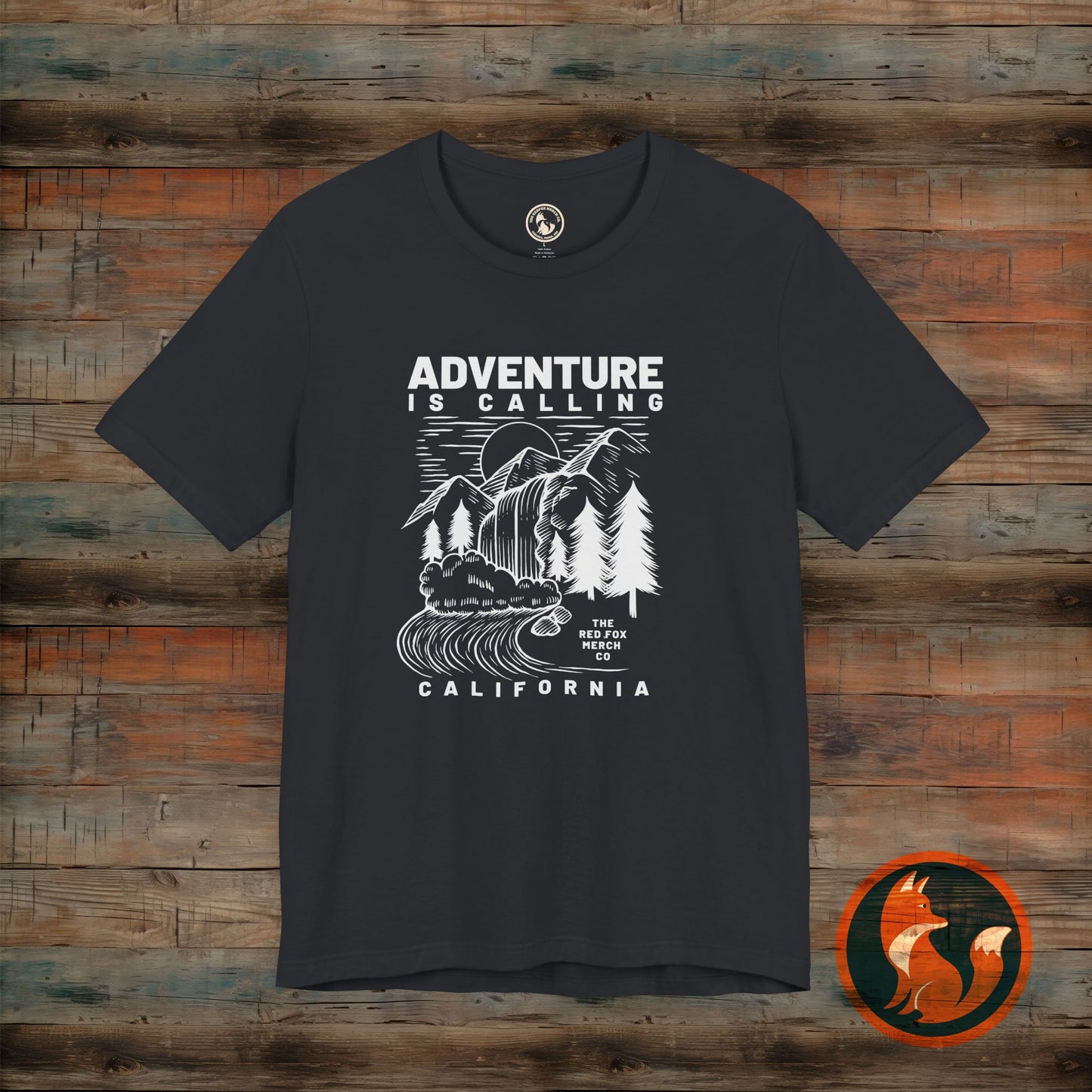 Adventure Is Calling Unisex Tee | Perfect for Outdoor Lovers, Camping, Hiking, Travel, Gifts