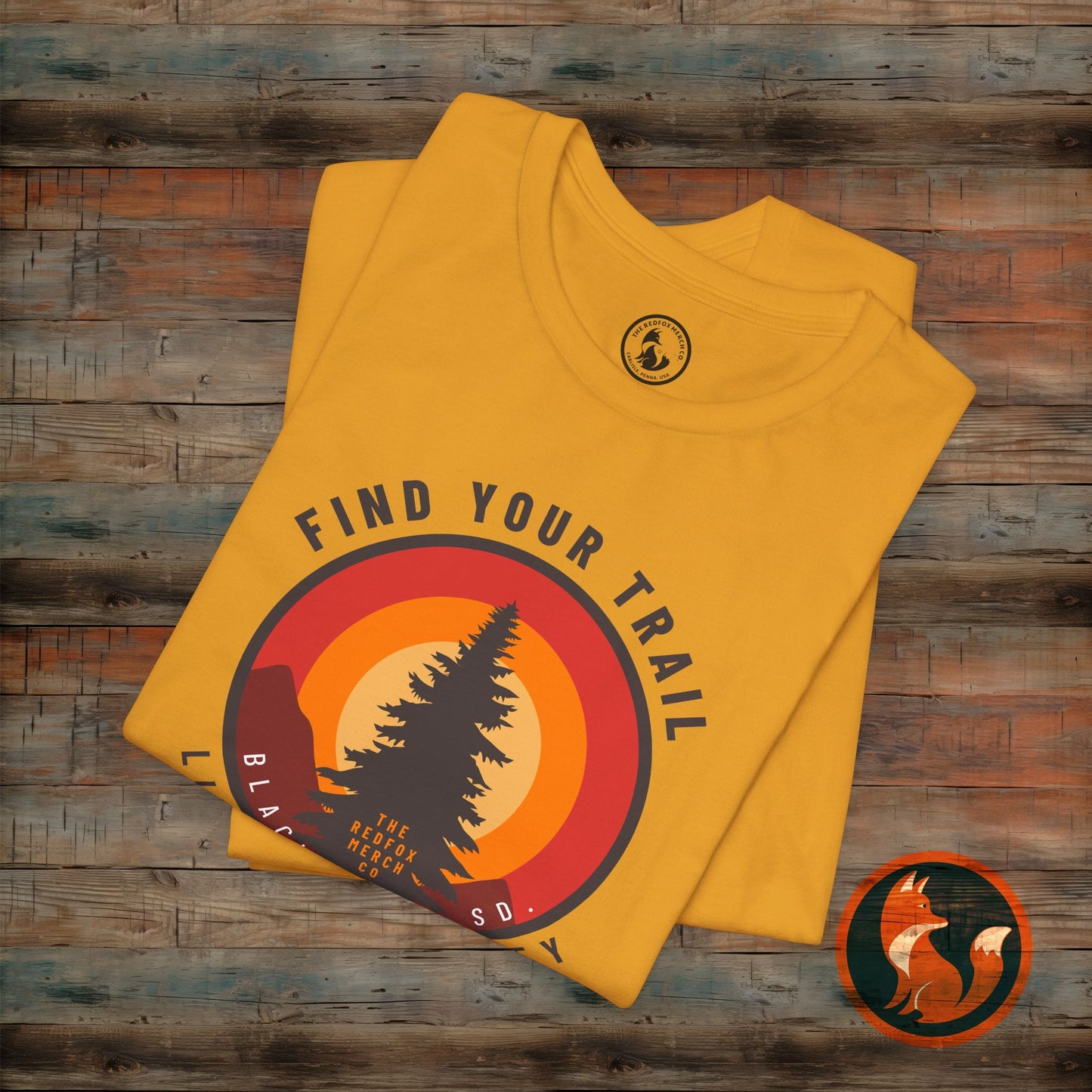 Unisex Adventure T-Shirt - Find Your Trail, Live the Journey, Outdoor Tee, Hiking Gift, Nature Lover Apparel