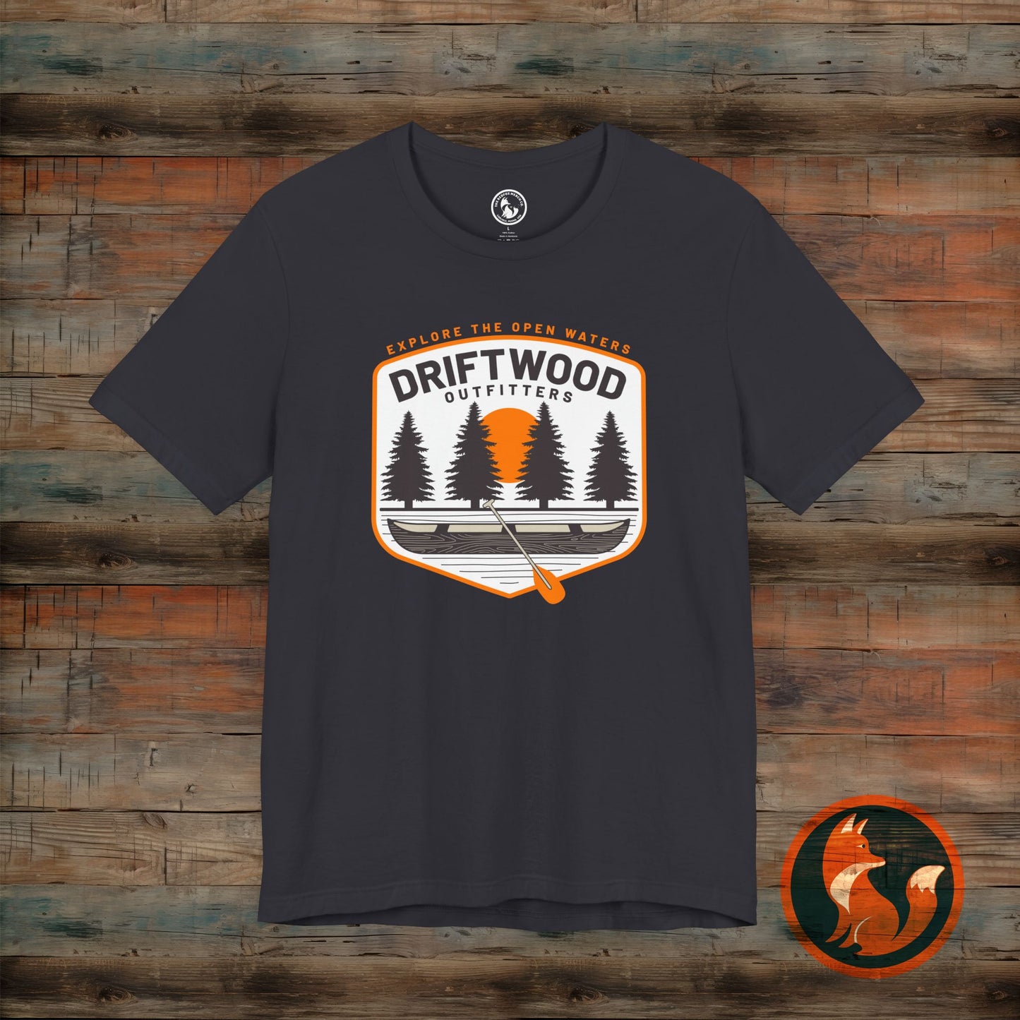Driftwood Outfitters Unisex Tee, Adventure Shirt, Nature Lover Gift, Camping Apparel, Casual Wear, Perfect all Year