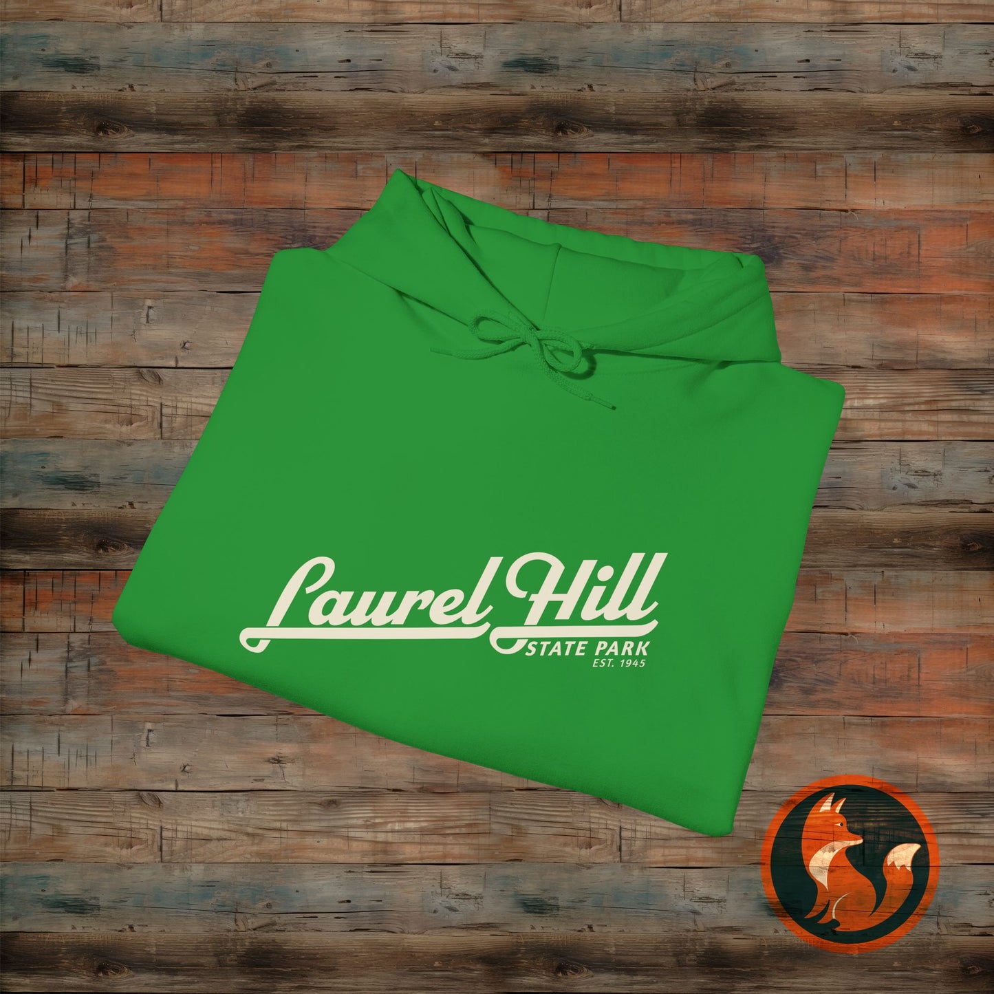Laurel Hill State Park Vintage Hoodie, Comfort Apparel, Unisex Sweatshirt, Casual Wear, Gift for Him/Her, Cozy Layering
