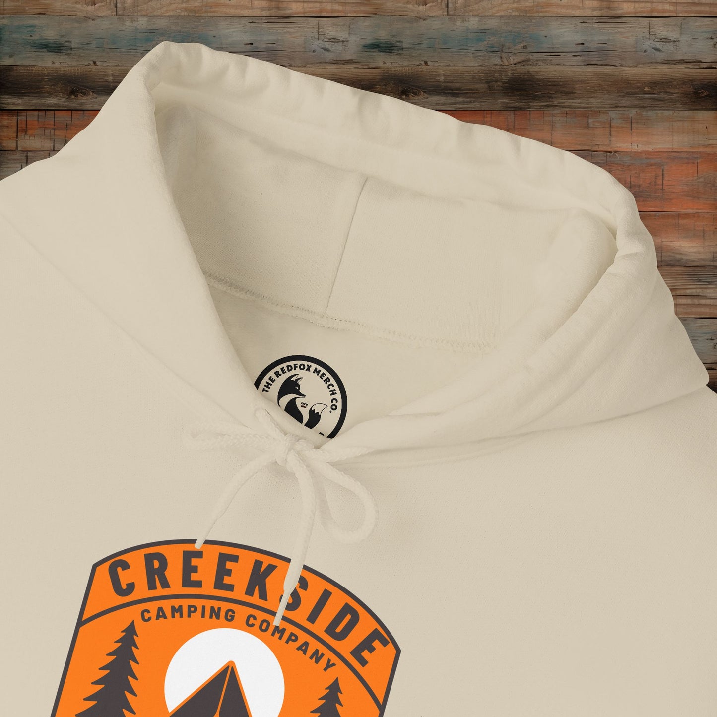 Creekside Retreat Unisex Hoodie, Camping Sweatshirt, Outdoor Adventure Apparel, Cozy Gift for Nature Lovers, Hiking Hooded Sweatshirt
