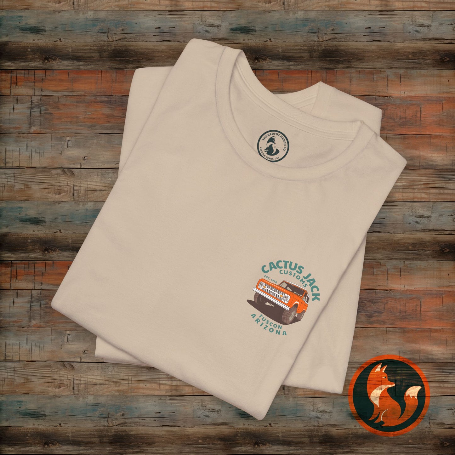 Cactus Jack Vintage Tee, Unisex Short Sleeve Shirt, Retro Graphic Tee, Car Enthusiast Gift, Casual Streetwear, Arizona Pride