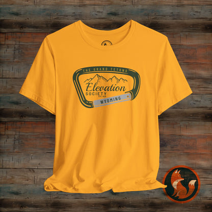 Elevation Society Unisex Tee, Mountain Lovers Shirt, Hiking Apparel, Gift for Adventurers, Outdoorsy T-Shirt