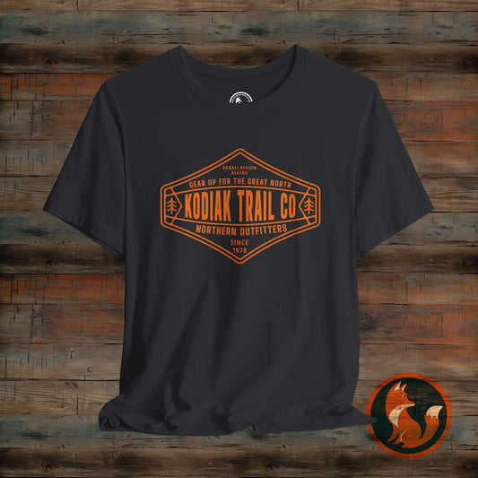 Rustic Outdoor Adventure Tee, Hiking Shirt, Vintage Style T-Shirt, Kodiak Trail Co Shirt, Great Outdoors Apparel