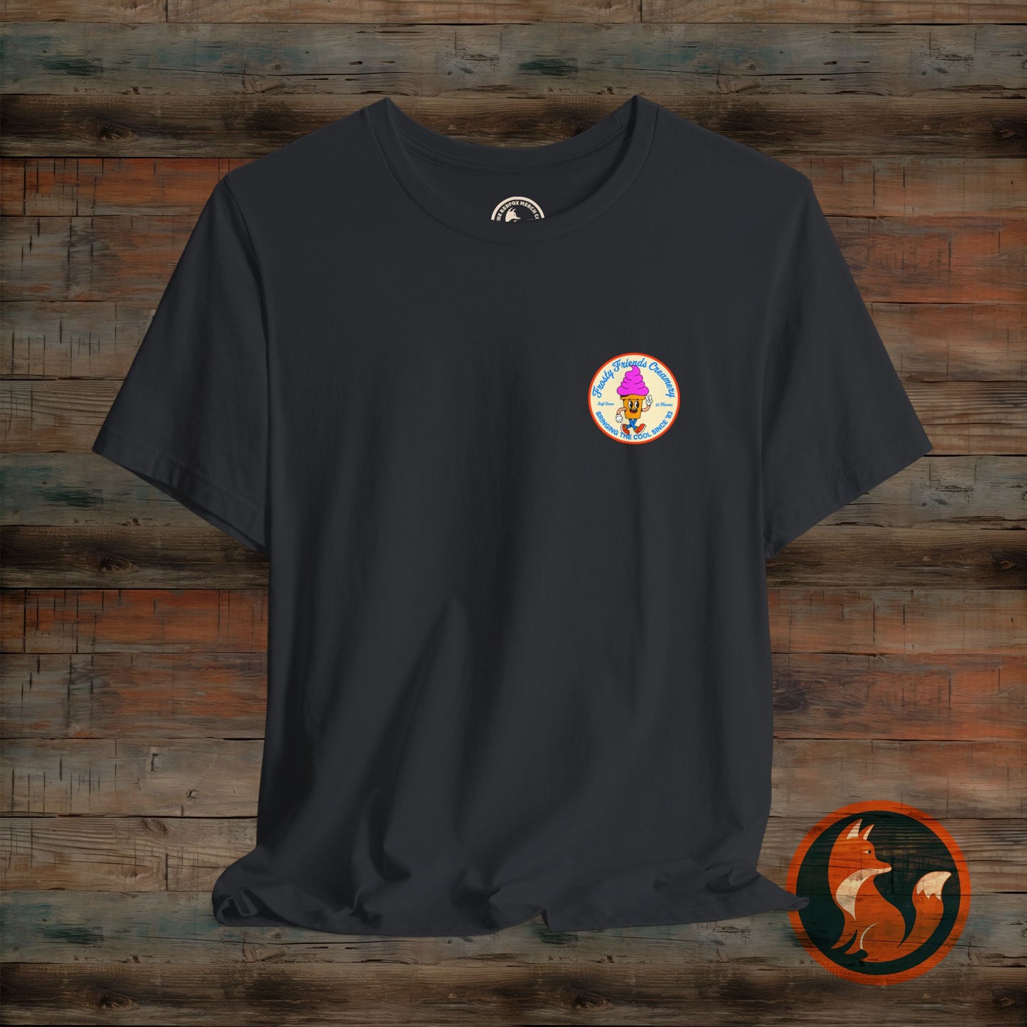 Ice Cream Parlor Tee, Cute Summer Shirt, Fun Gift for Friends, Unisex Graphic Tee, Ice Cream Lovers Apparel, Retro Design T-Shirt