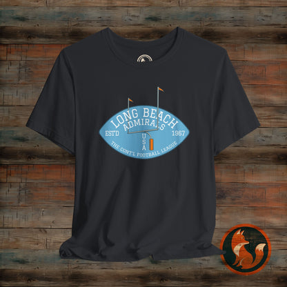 Retro Long Beach Football Tee, Unisex T-Shirt, Casual Wear, Sports Apparel, Gift for Football Lovers, Vintage Style