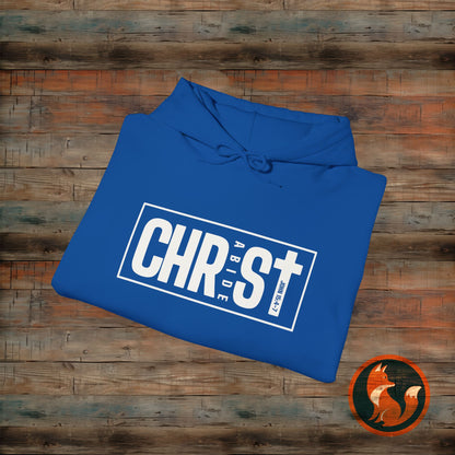 Faith-Inspired Hoodie with Christ Design | Cozy Christian Apparel, Unisex Sweatshirt, Casual Wear, Gift for Believers, Church Events