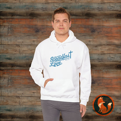 Steadfast Love Hoodie, Cozy Unisex Sweatshirt for Relaxed Vibes, Perfect Gift for Friends and Family, Ideal for Casual Wear, [...]