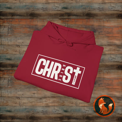Faith-Inspired Hoodie with Christ Design | Cozy Christian Apparel, Unisex Sweatshirt, Casual Wear, Gift for Believers, Church Events
