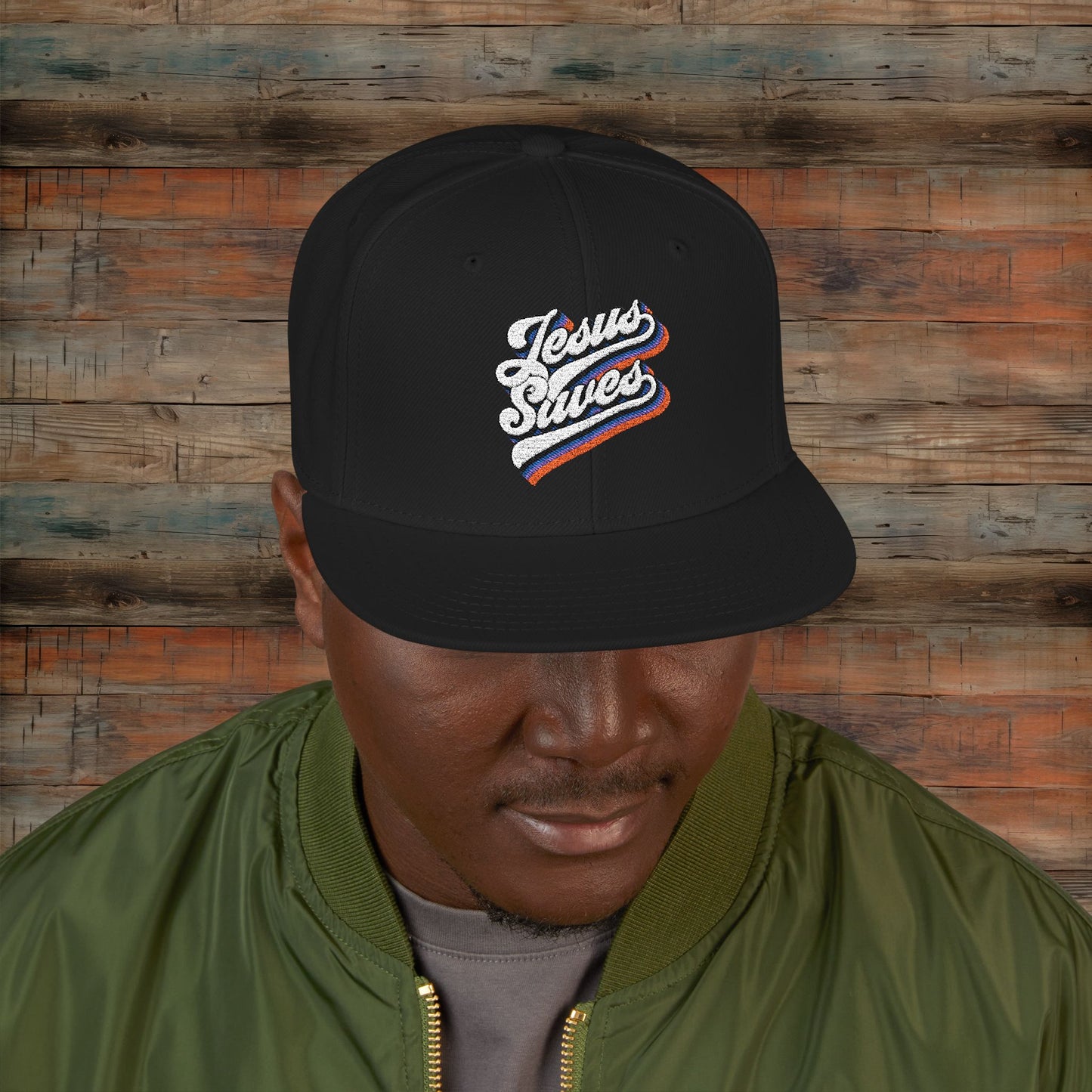Jesus Saves Embroidered Snapback Cap - Trendy Casual Headwear for All Occasions, Gift for Him and Her, Streetwear, Summer Style, Custom Hats