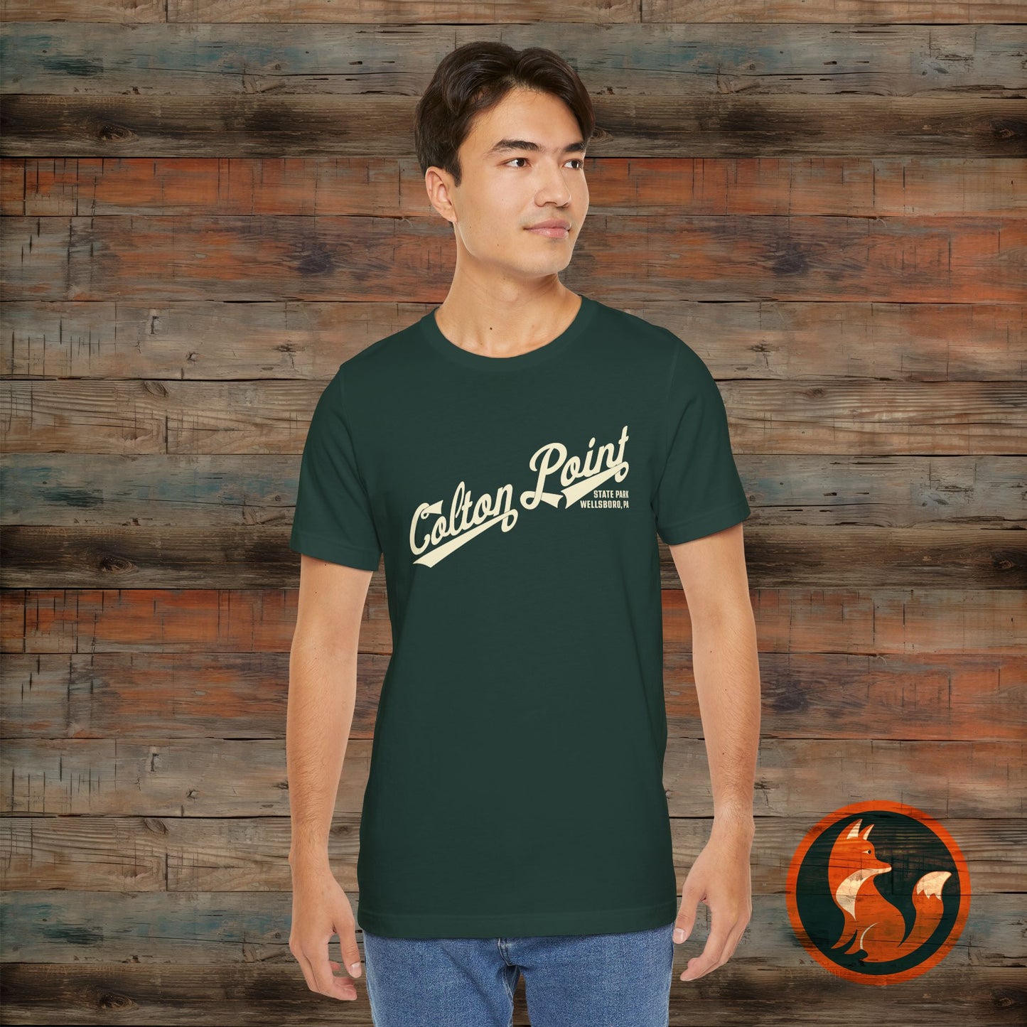 Colton Point Graphic Short Sleeve Tee, Casual Cotton Tee, Unisex T-Shirt, Trendy Summer Shirt, Gift for Travelers, Everyday Wear