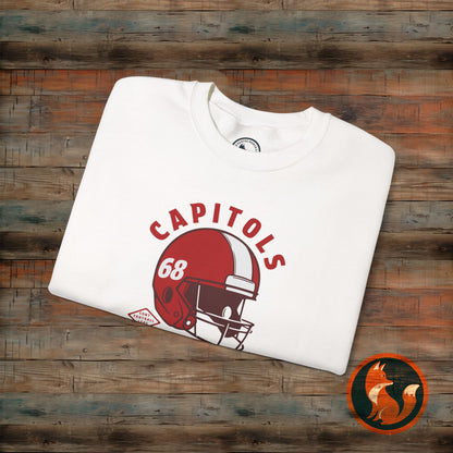Vintage Football Crewneck Sweatshirt, Retro Sports Sweatshirt, Classic Athletic Apparel, Cozy Gifts for Fans, Game Day Style