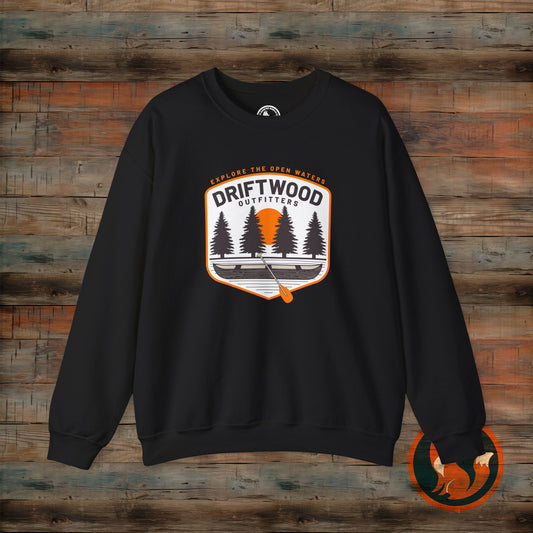 Driftwood Outfitters Crewneck Sweatshirt - Cozy Unisex Pullover for Outdoor Lovers, Perfect for Camping, Hiking, or Casual Wear, [...]