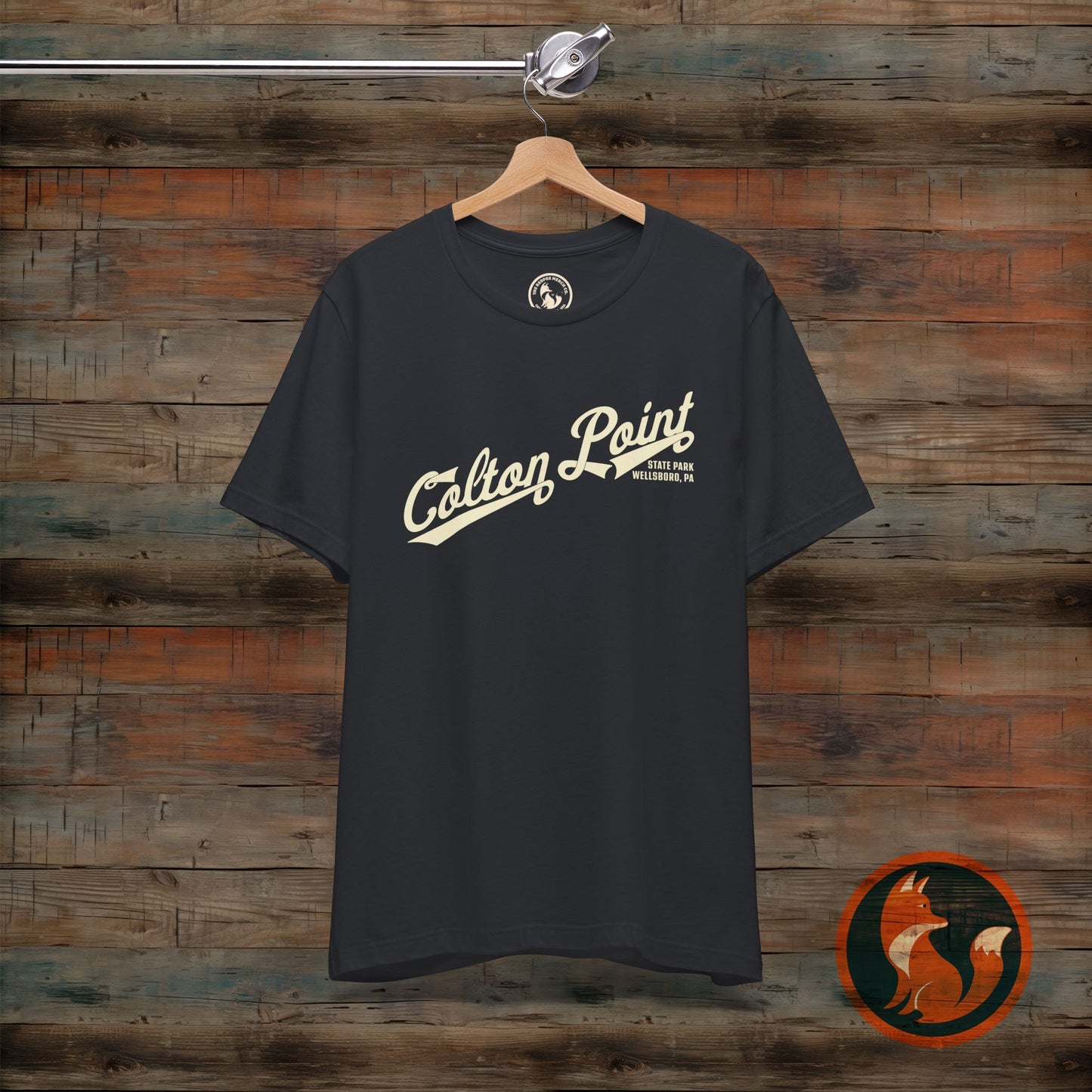 Colton Point Graphic Short Sleeve Tee, Casual Cotton Tee, Unisex T-Shirt, Trendy Summer Shirt, Gift for Travelers, Everyday Wear