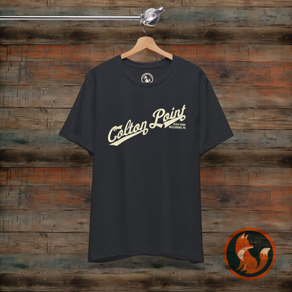 Colton Point Graphic Short Sleeve Tee, Casual Cotton Tee, Unisex T-Shirt, Trendy Summer Shirt, Gift for Travelers, Everyday Wear