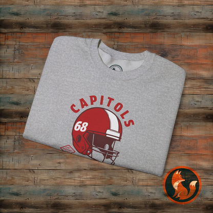 Vintage Football Crewneck Sweatshirt, Retro Sports Sweatshirt, Classic Athletic Apparel, Cozy Gifts for Fans, Game Day Style