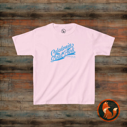 Caledonia State Park Kids T-Shirt, Fun Family Tee, Outdoor Adventure Clothing, Nature Lover Gift, Playful Kids Apparel