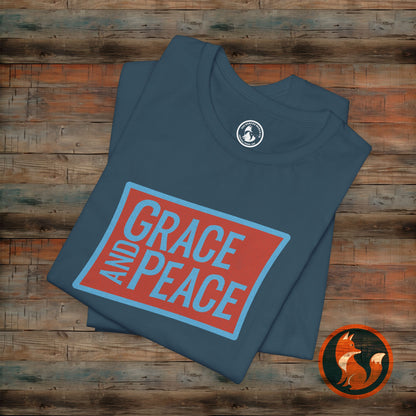 Grace and Peace Unisex Tee, Casual Wear, Everyday Style, Spiritual Gift, Faith-Based Fashion, Comfortable T-Shirt, Thoughtful Present