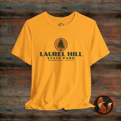 Laurel Hill State Park Tee - Unisex Jersey Short Sleeve T-Shirt, Nature Lover's Gift, Outdoor Adventure Apparel, Casual Wear, Gift for [...]