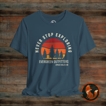 Adventure-Inspired Unisex Jersey Tee - Perfect for Explorers, Travel Lovers, Outdoor Enthusiasts, Vacation Wear, Gift for Nature Lovers