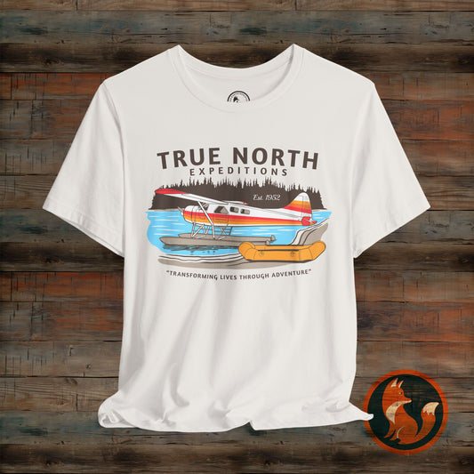 Adventure-Inspired Unisex Tee: True North Expeditions, Outdoor Shirt, Travel Apparel, Water Sports T-Shirt, Gift for Adventurers, [...]