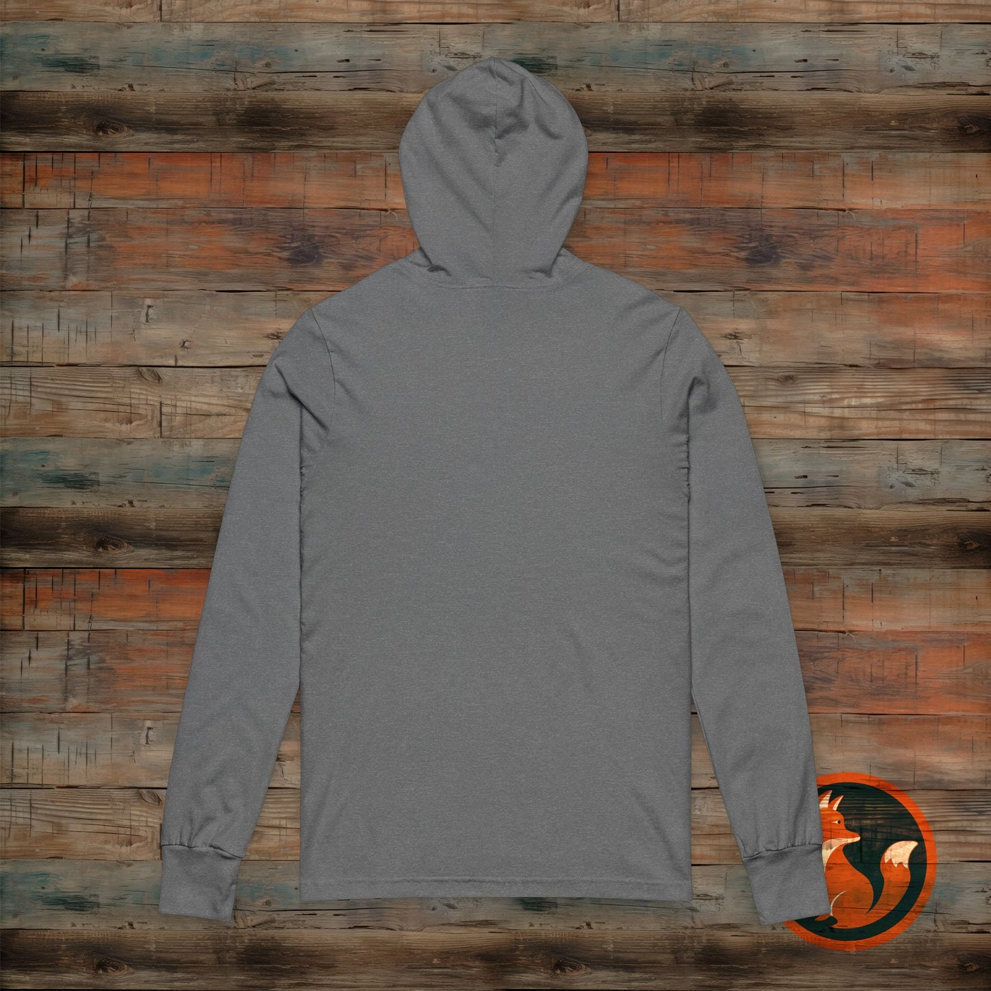 Pine River Fishing Hooded Tee - Unisex Long Sleeve Fishing Shirt, Outdoor Gift, Camping Apparel, Fishing Lover's Wear, Relaxed Fit