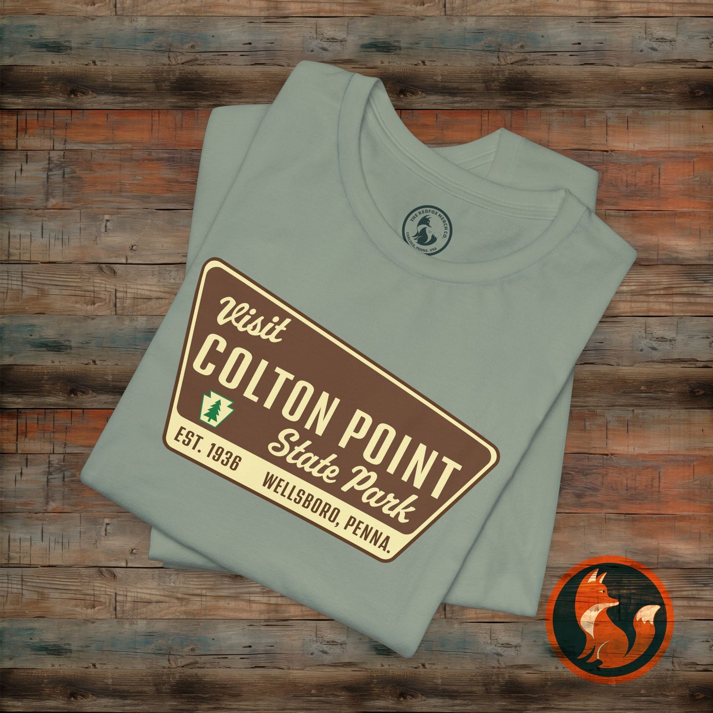 Vintage Colton Point Park Tee - Unisex Jersey Short Sleeve T-Shirt, Casual Outdoor Wear, Travel Souvenir, Nature Lover Gift, Camping Apparel